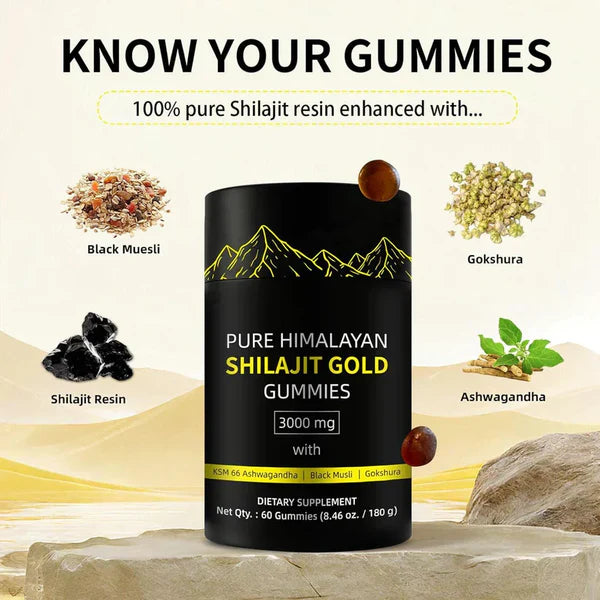 Pure Himalayan Shilajit Gold Gummies (LIMITED TIME OFFER)
