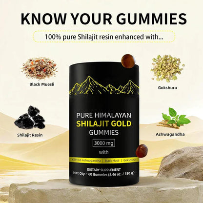 Pure Himalayan Shilajit Gold Gummies (LIMITED TIME OFFER)